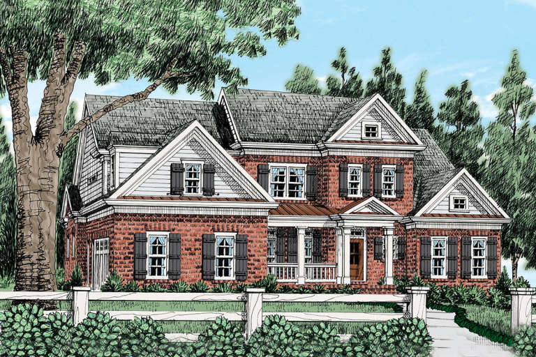House Plan House Plan #20875 Front Elevation 