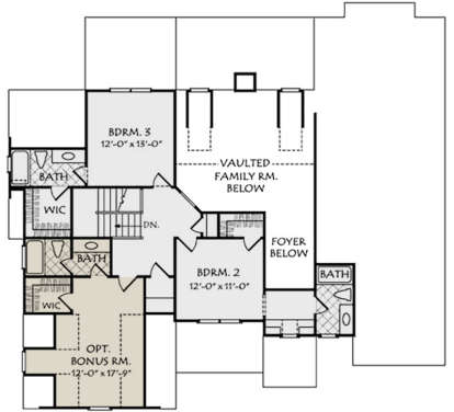 Second Floor for House Plan #8594-00082