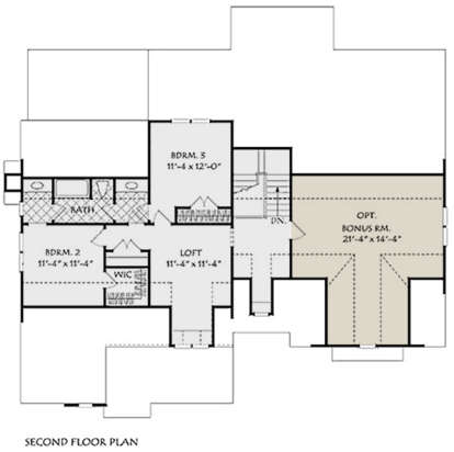 Second Floor for House Plan #8594-00084