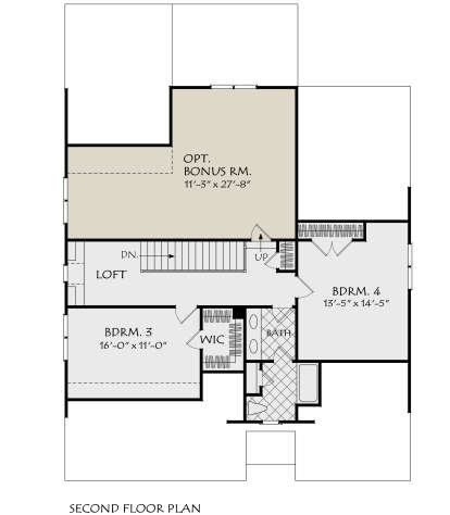 Second Floor for House Plan #8594-00085
