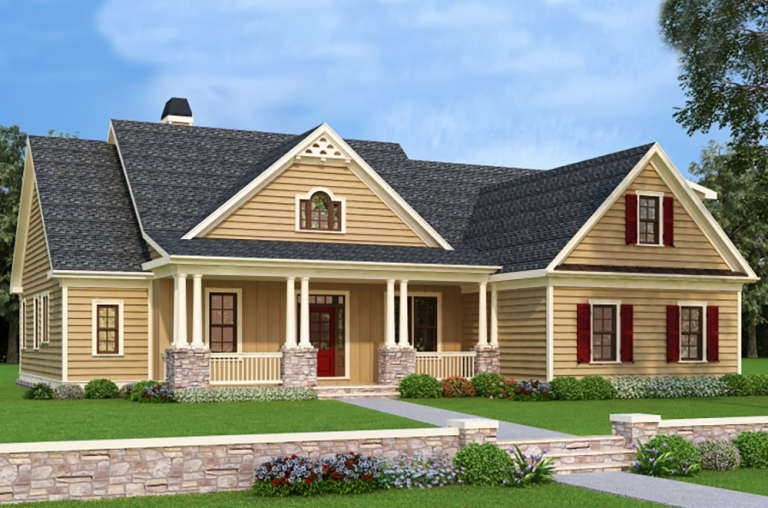 House Plan House Plan #20879 Front Elevation 
