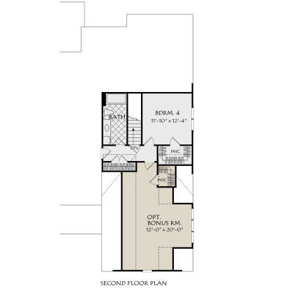 Second Floor for House Plan #8594-00086