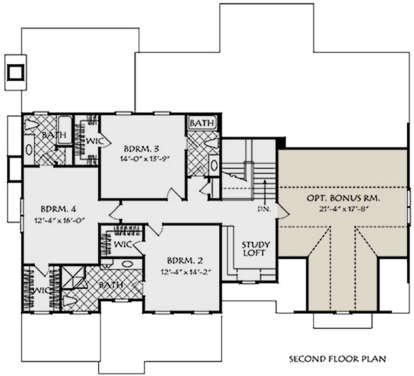 Second Floor for House Plan #8594-00087