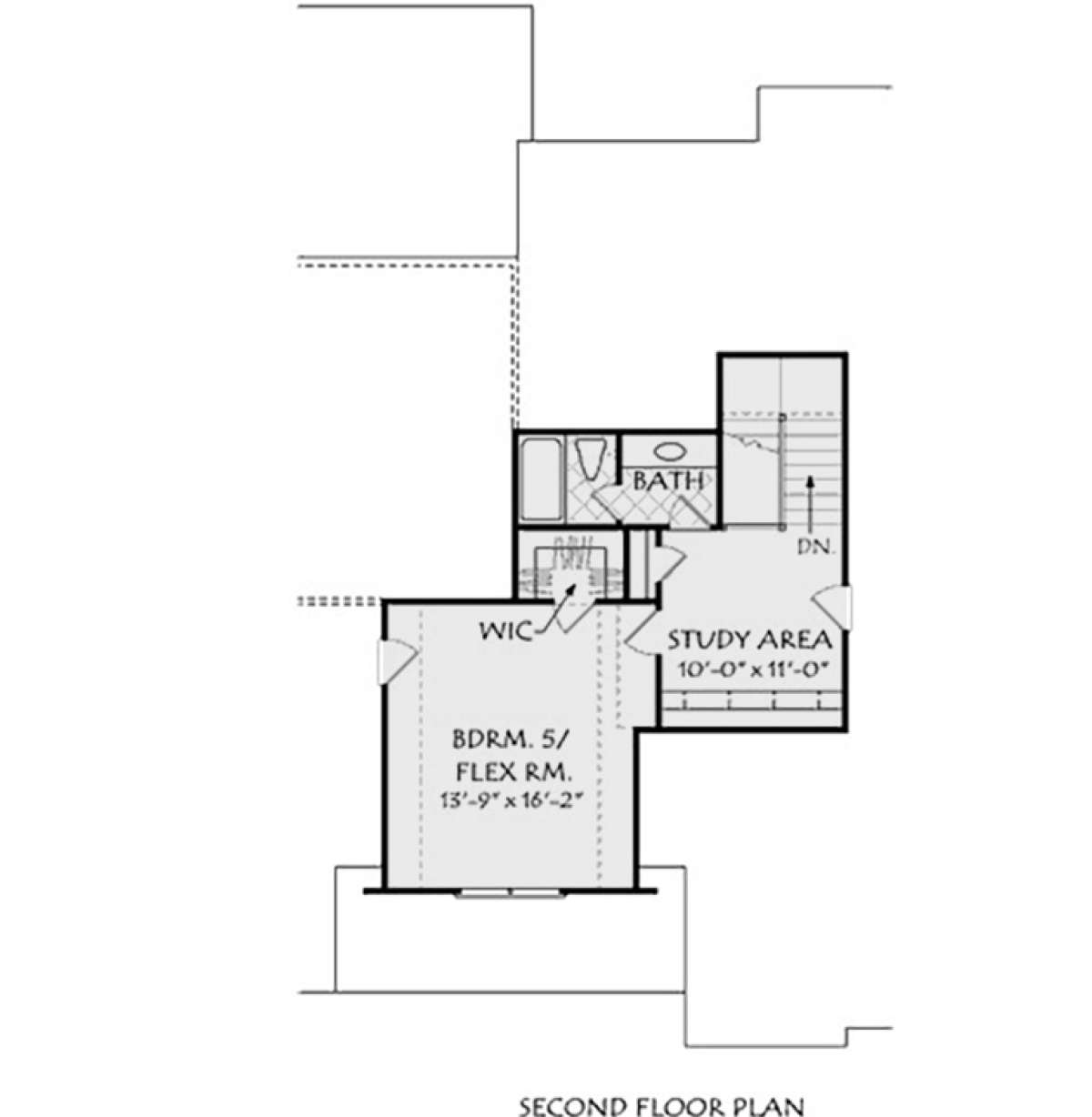 Second Floor for House Plan #8594-00088