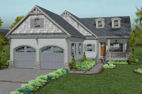 Craftsman House Plan #036-00255 Elevation Photo