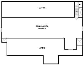 Optional Bonus Room for House Plan #036-00258