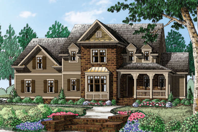 House Plan House Plan #20888 Front Elevation 