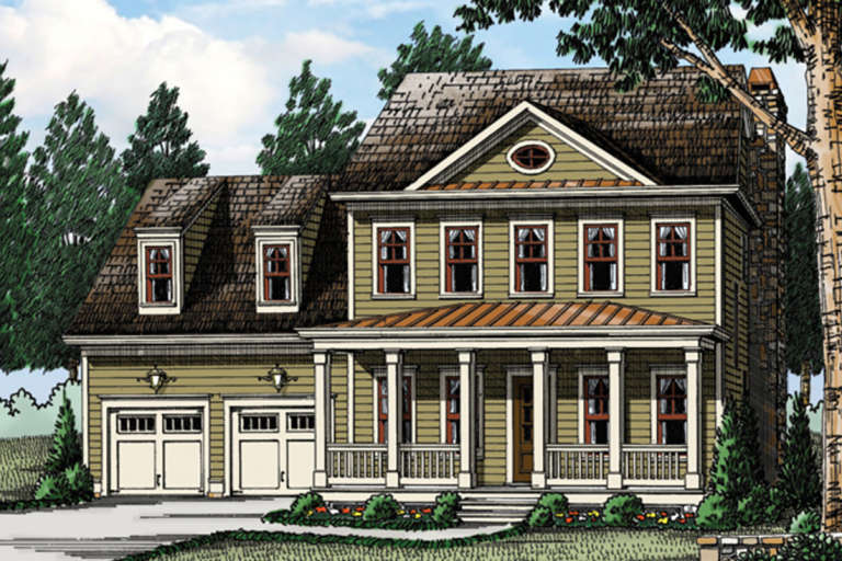 House Plan House Plan #20890 Front Elevation 