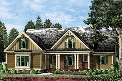 4 Bed, 3 Bath, 2867 Square Foot House Plan - #8594-00093
