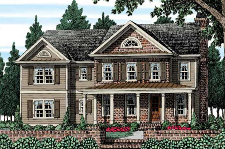 House Plan House Plan #20892 Front Elevation 
