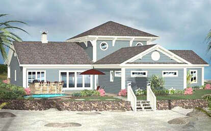 Craftsman House Plan #036-00260 Elevation Photo