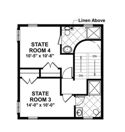 Second Floor for House Plan #036-00260