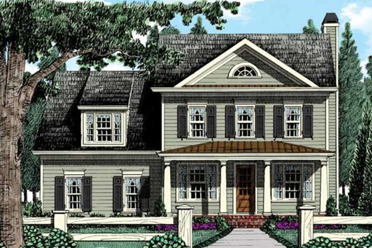 House Plan House Plan #20895 Front Elevation 