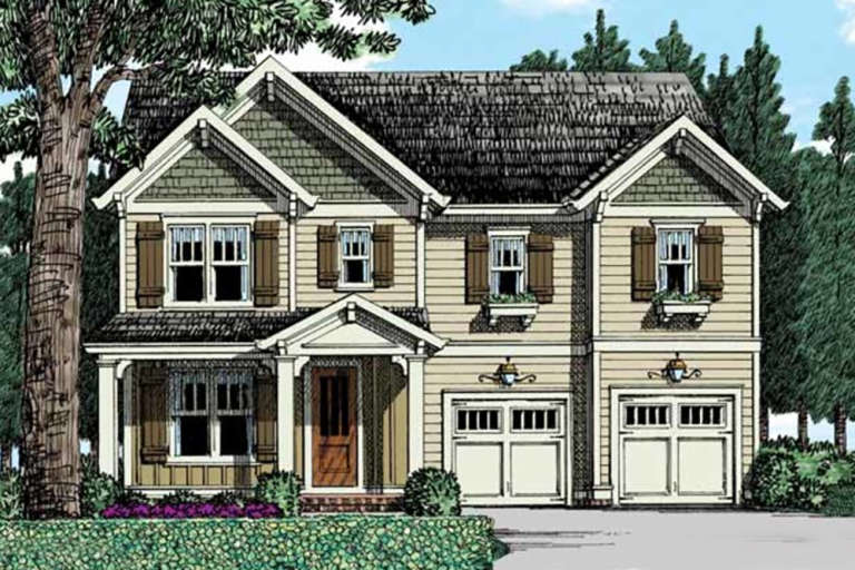 House Plan House Plan #20896 Front Elevation 