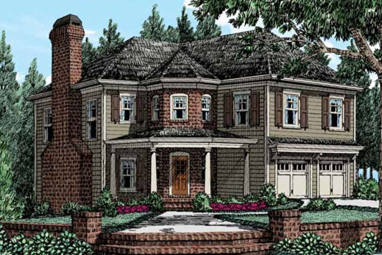 House Plan House Plan #20897 Front Elevation 