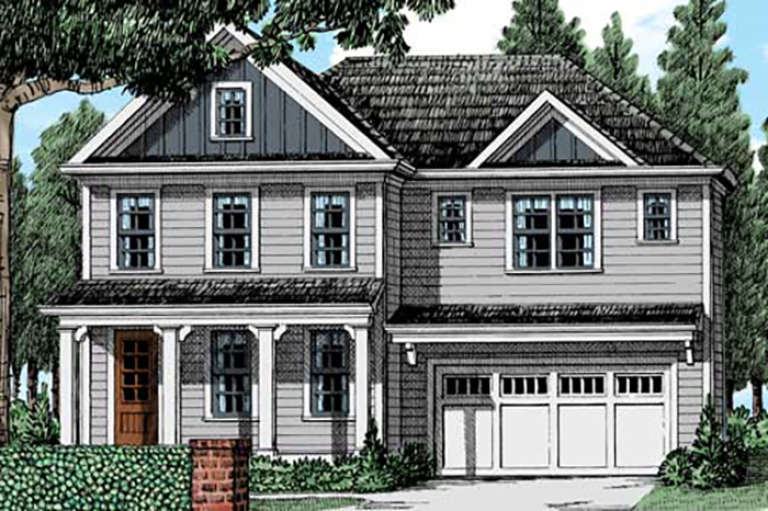 House Plan House Plan #20898 Front Elevation 