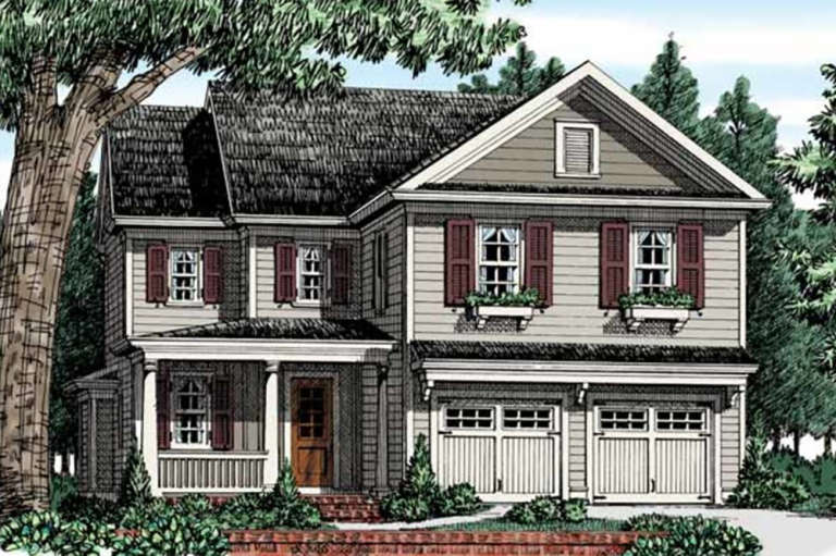 House Plan House Plan #20899 Front Elevation 