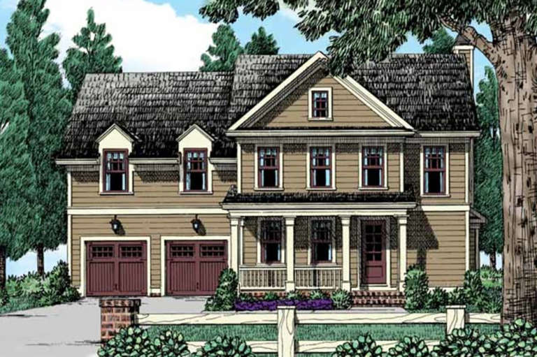 House Plan House Plan #20900 Front Elevation 