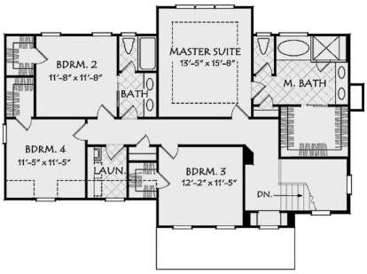 Second Floor for House Plan #8594-00100