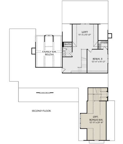 Second Floor for House Plan #8594-00101