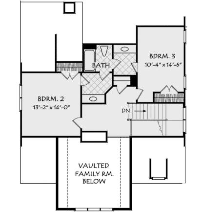 Second Floor for House Plan #8594-00102