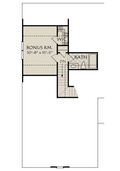 Optional Second Floor for House Plan #8594-00103