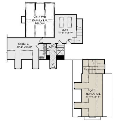 Second Floor for House Plan #8594-00104