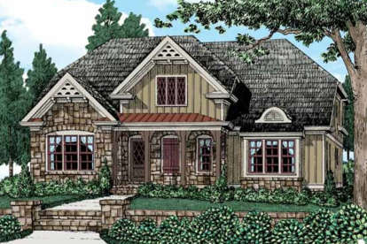 European House Plan #8594-00112 Elevation Photo