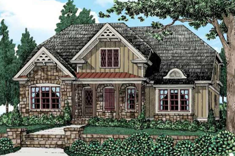 House Plan House Plan #20912 Front Elevation 