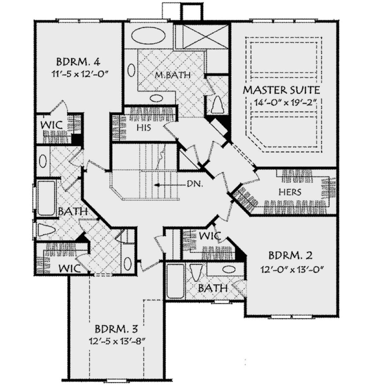 Second Floor for House Plan #8594-00115