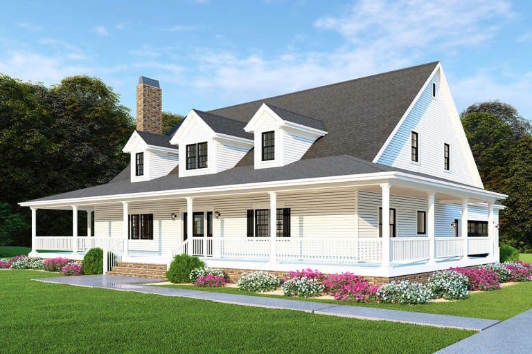 House Plan House Plan #20916 Front Elevation 