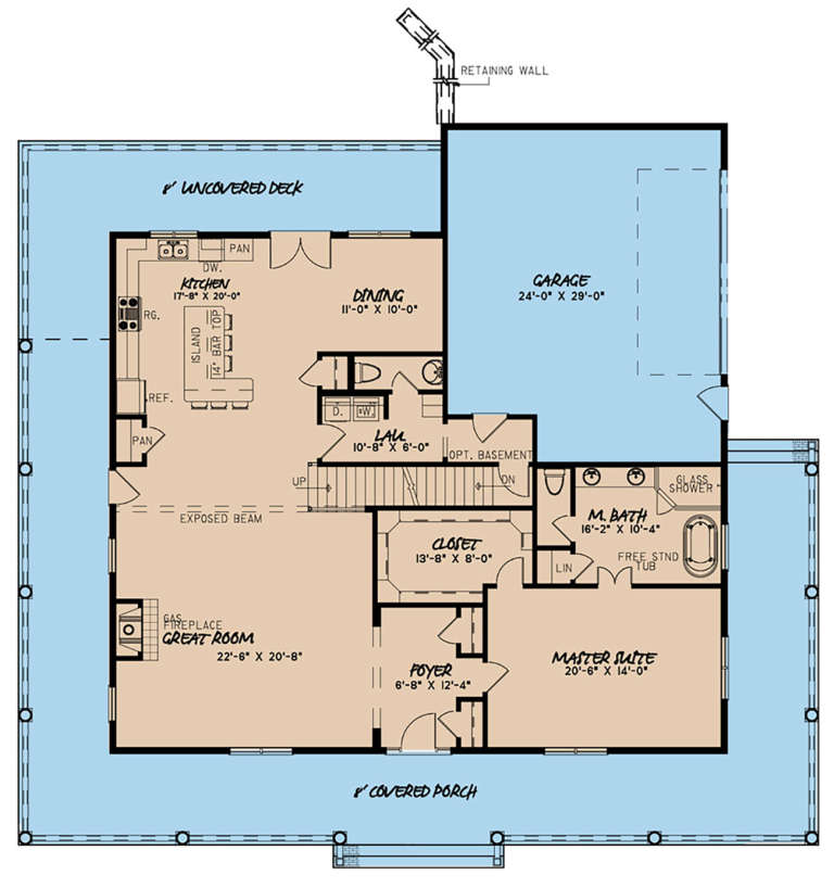 House Plan House Plan #20916 Drawing 1