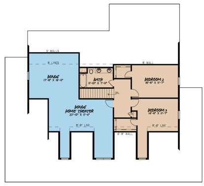 Second Floor for House Plan #8318-00110