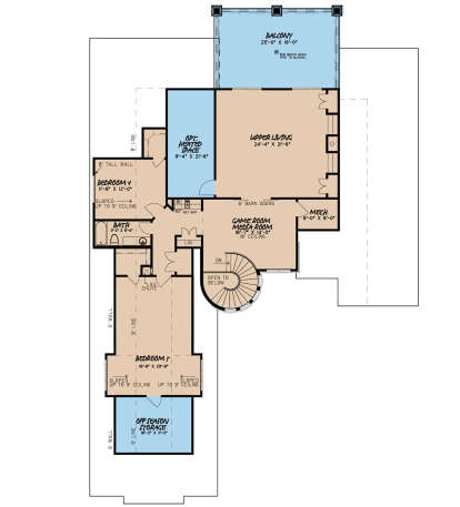 Second Floor for House Plan #8318-00112