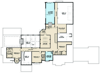 Second Floor for House Plan #8318-00113