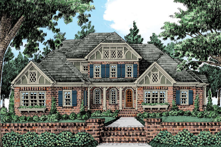 House Plan House Plan #20920 Front Elevation 