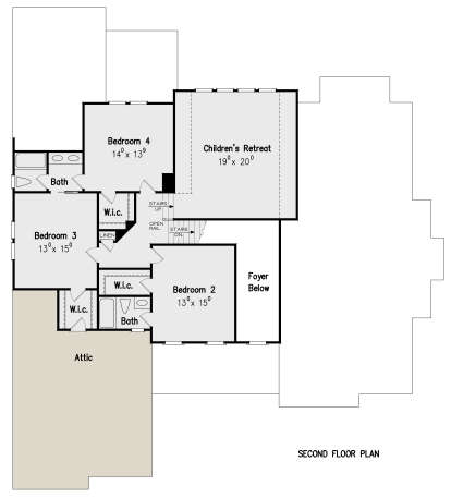 Second Floor for House Plan #8594-00116