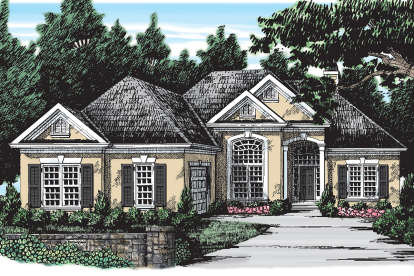 House Plan House Plan #20922 Front Elevation 