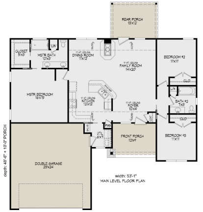Main Floor for House Plan #940-00154