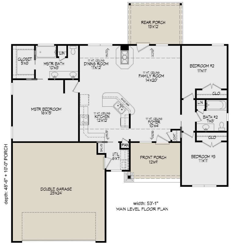 House Plan House Plan #20923 Drawing 1