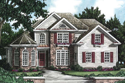 Traditional House Plan #8594-00120 Elevation Photo