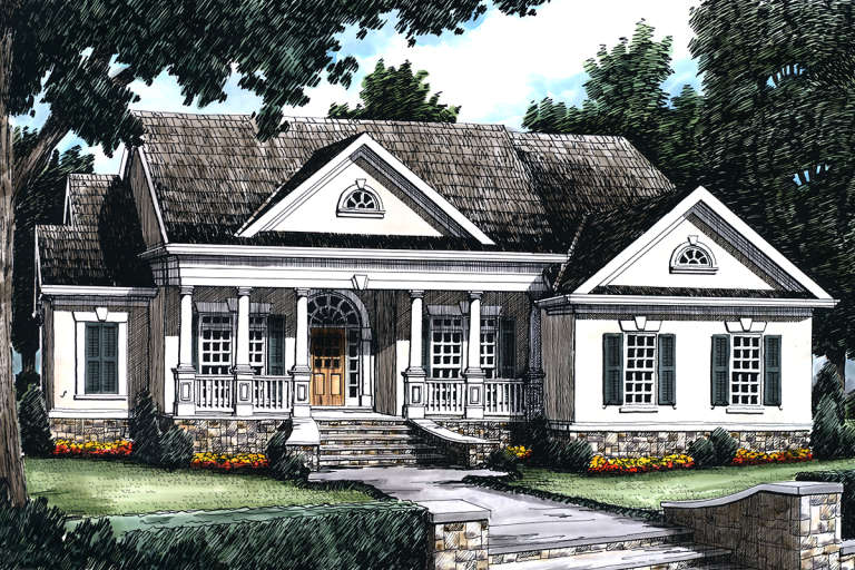 House Plan House Plan #20927 Front Elevation 