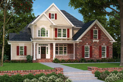 Traditional House Plan #8594-00124 Elevation Photo
