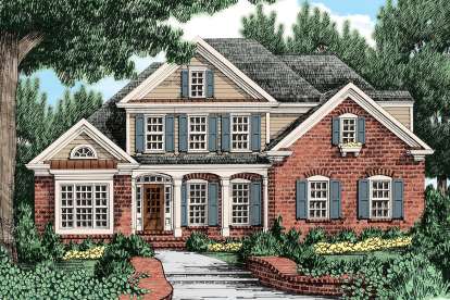 Country House Plan #8594-00125 Elevation Photo