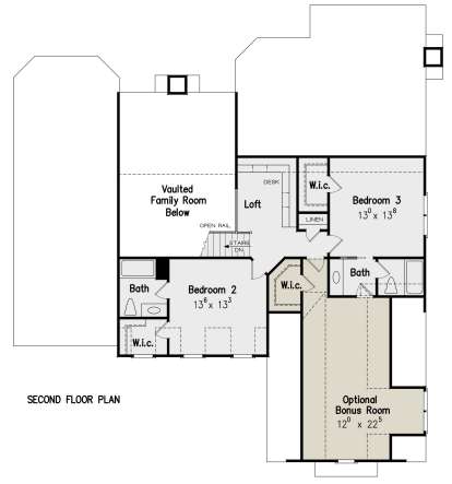 Second Floor for House Plan #8594-00126