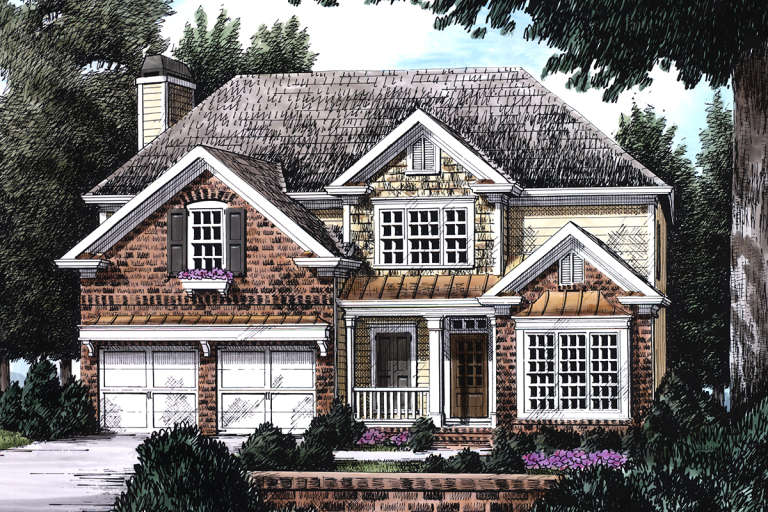 House Plan House Plan #20934 Front Elevation 
