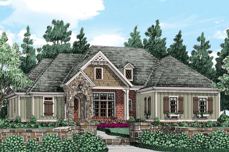 House Plan House Plan #20935 Front Elevation 