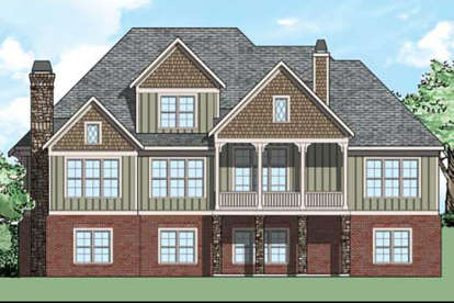 European House Plan #8594-00128 Elevation Photo