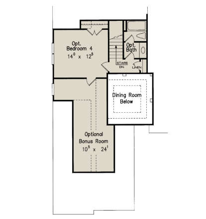 Optional Second Floor for House Plan #8594-00129