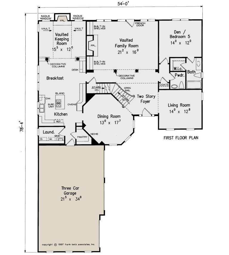 House Plan House Plan #20938 Drawing 1